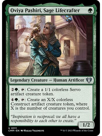 Oviya Pashiri, Sage Lifecrafter