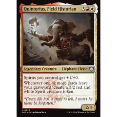 Quintorius, Field Historian