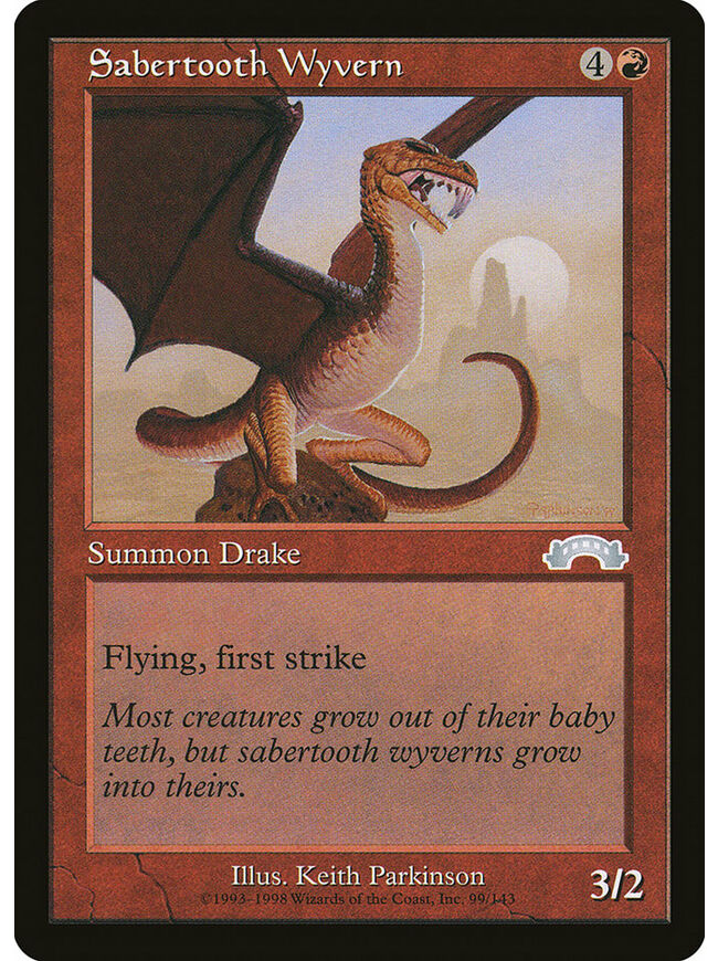 Sabertooth Wyvern