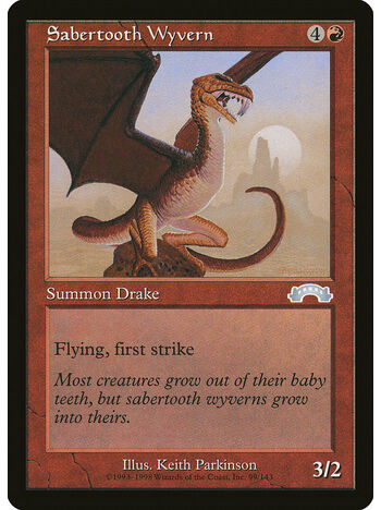Sabertooth Wyvern