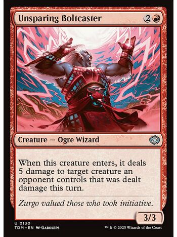 Unsparing Boltcaster