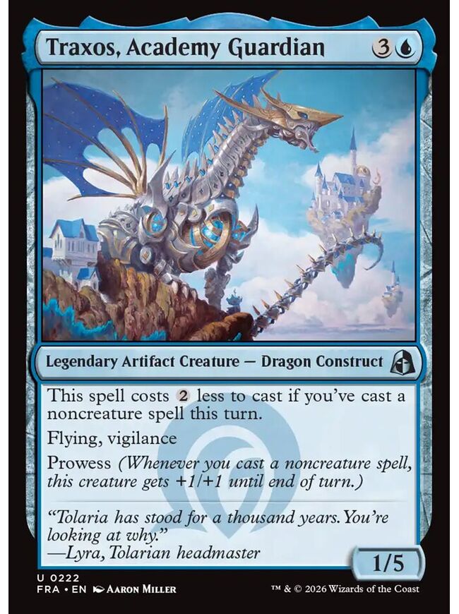Traxos, Academy Guardian