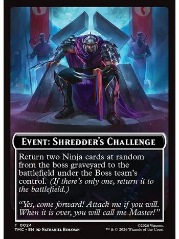 Event: Shredder's Challenge Token