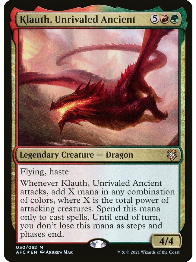 Klauth, Unrivaled Ancient