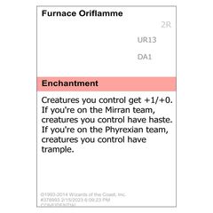 Furnace Oriflamme