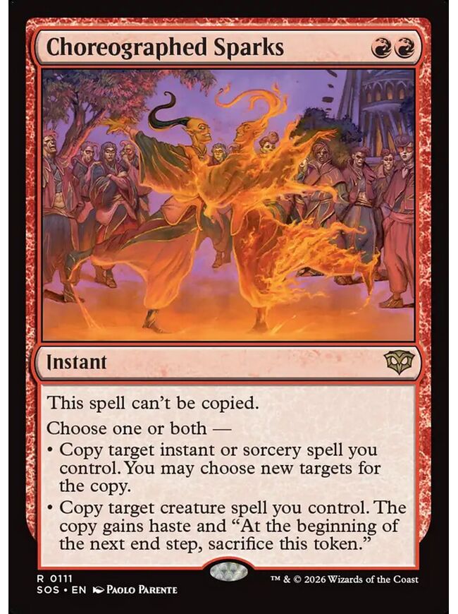 Choreographed Sparks