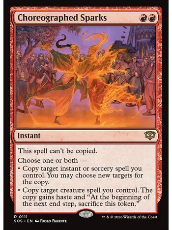 Choreographed Sparks