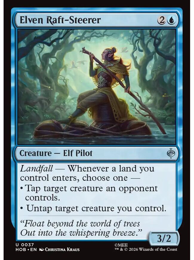 Elven Raft-Steerer