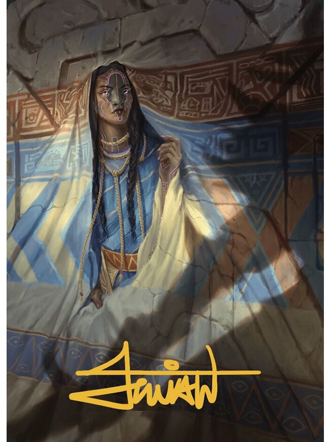 Whispersilk Cloak // Whispersilk Cloak Token (Art Series)