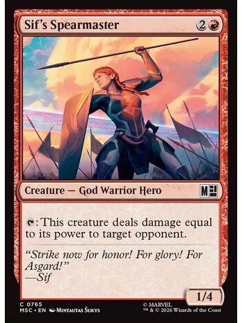 Sif's Spearmaster