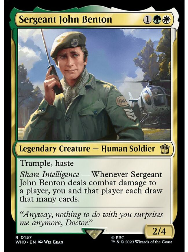 Sergeant John Benton