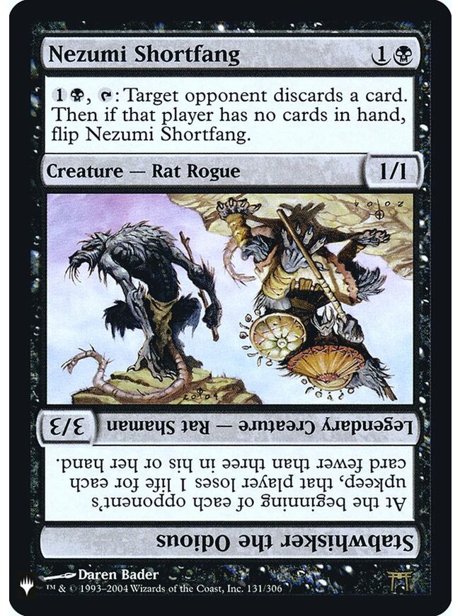 Nezumi Shortfang // Stabwhisker the Odious