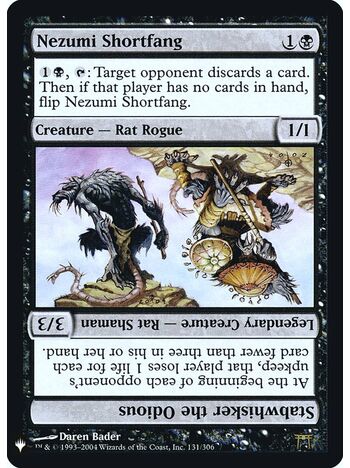 Nezumi Shortfang // Stabwhisker the Odious