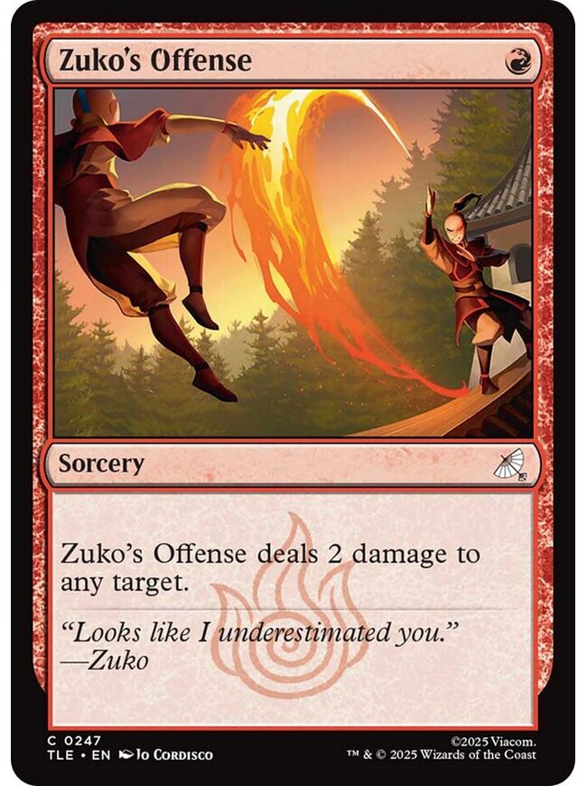 Zuko's Offense