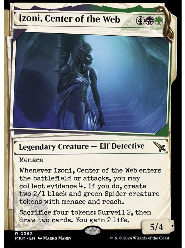 Izoni, Center of the Web