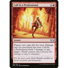 Call In a Professional