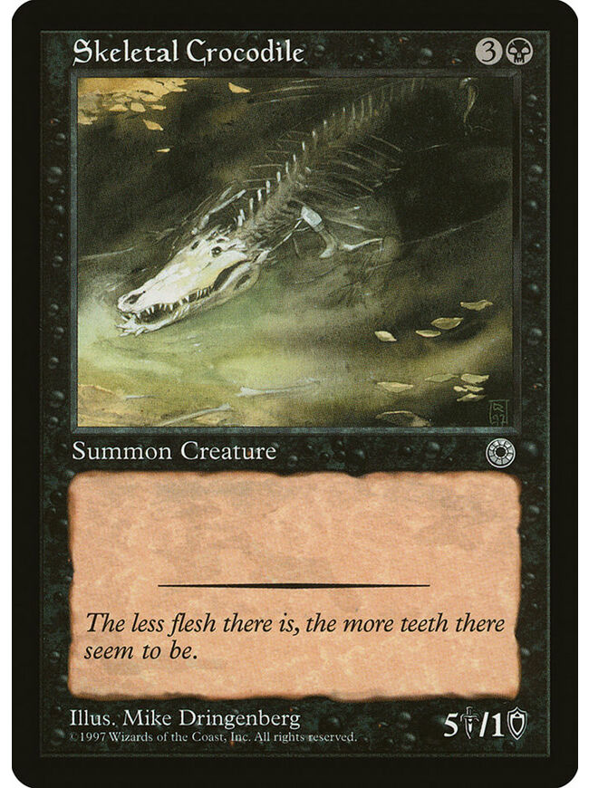 Skeletal Crocodile