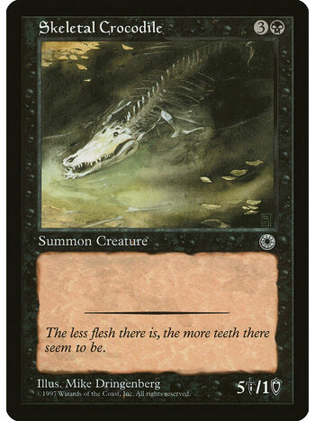 Skeletal Crocodile