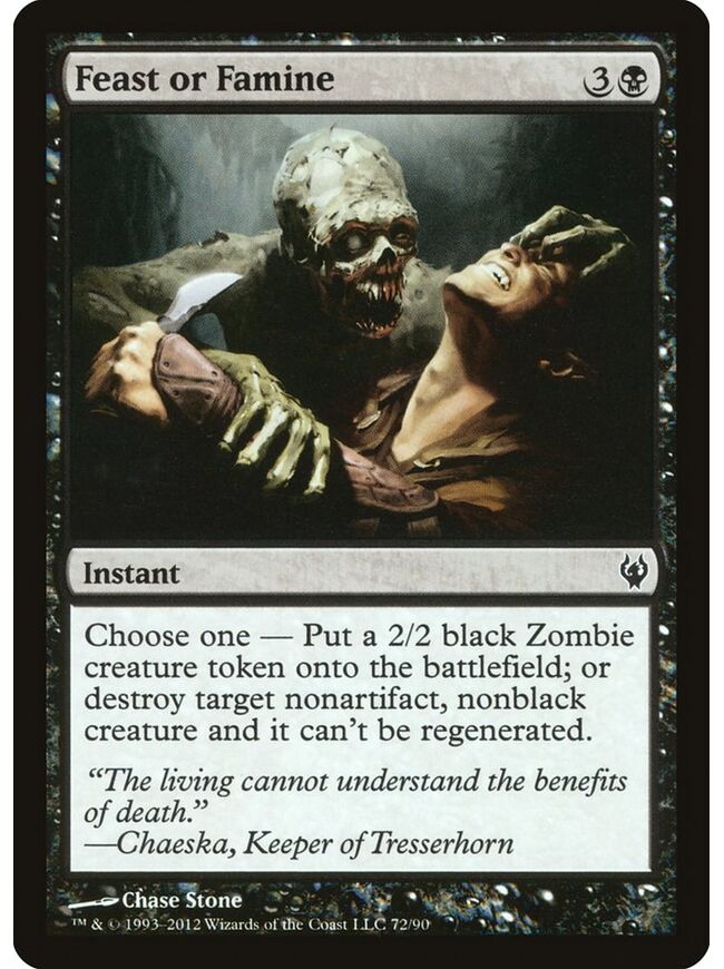 Feast or Famine