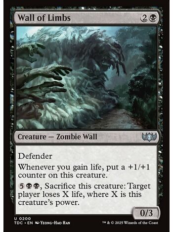 Wall of Limbs