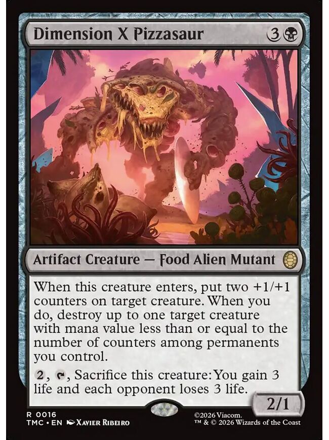 Dimension X Pizzasaur