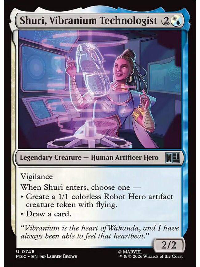 Shuri, Vibranium Technologist