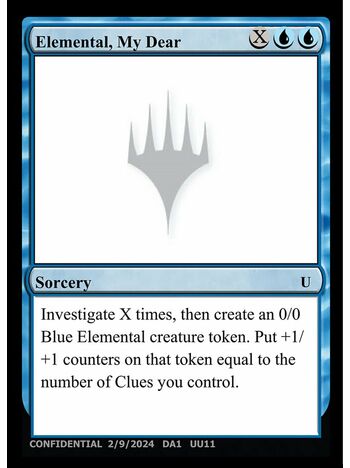Elemental, My Dear