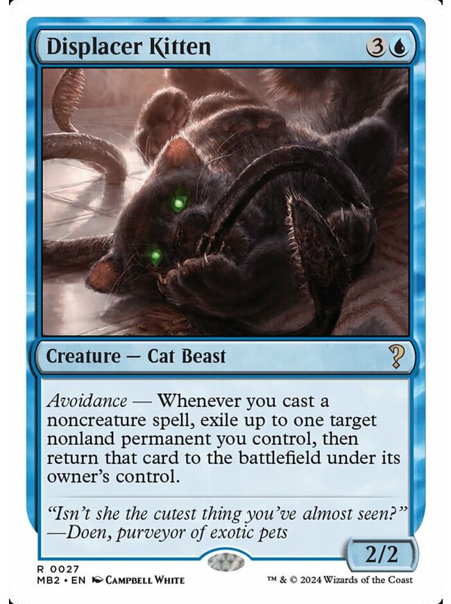Displacer Kitten