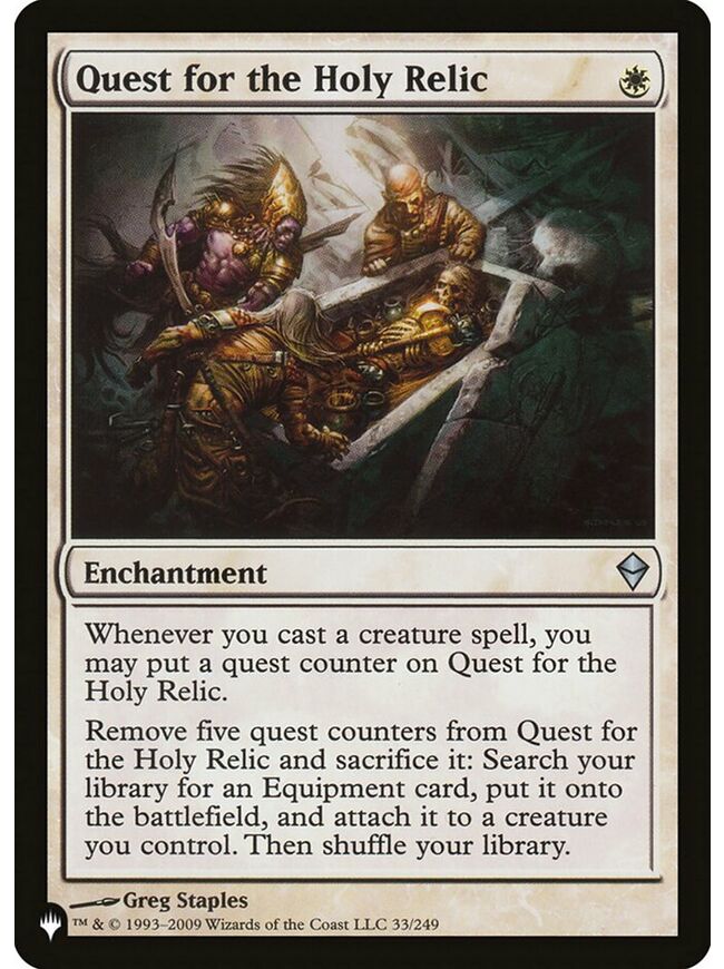 Quest for the Holy Relic