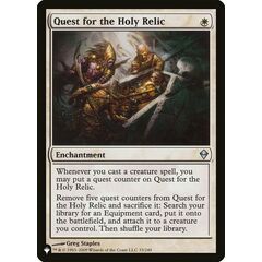 Quest for the Holy Relic
