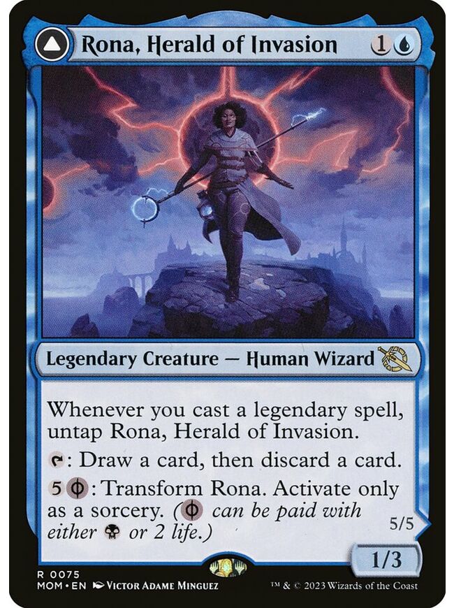 Rona, Herald of Invasion // Rona, Tolarian Obliterator