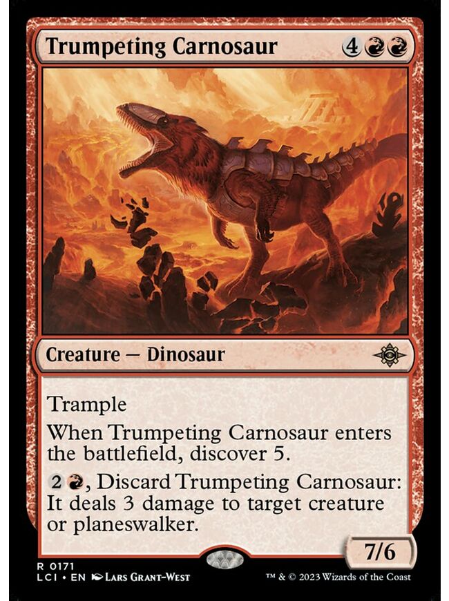 Trumpeting Carnosaur