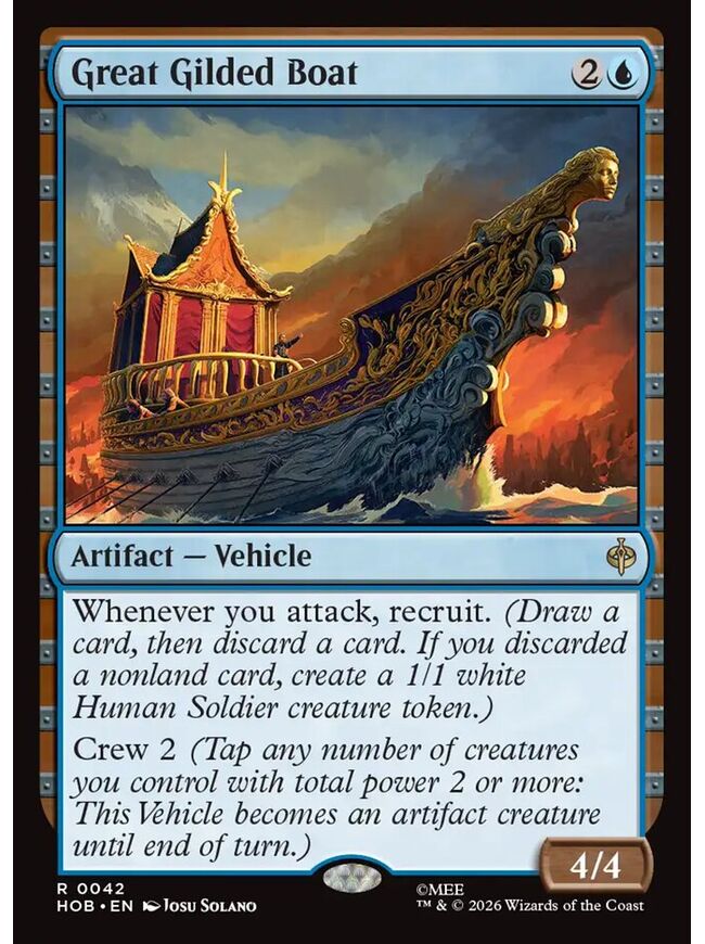 Great Gilded Boat