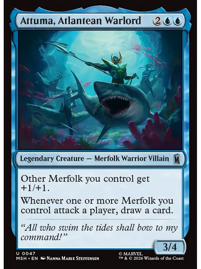 Attuma, Atlantean Warlord