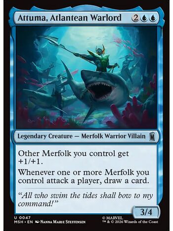 Attuma, Atlantean Warlord