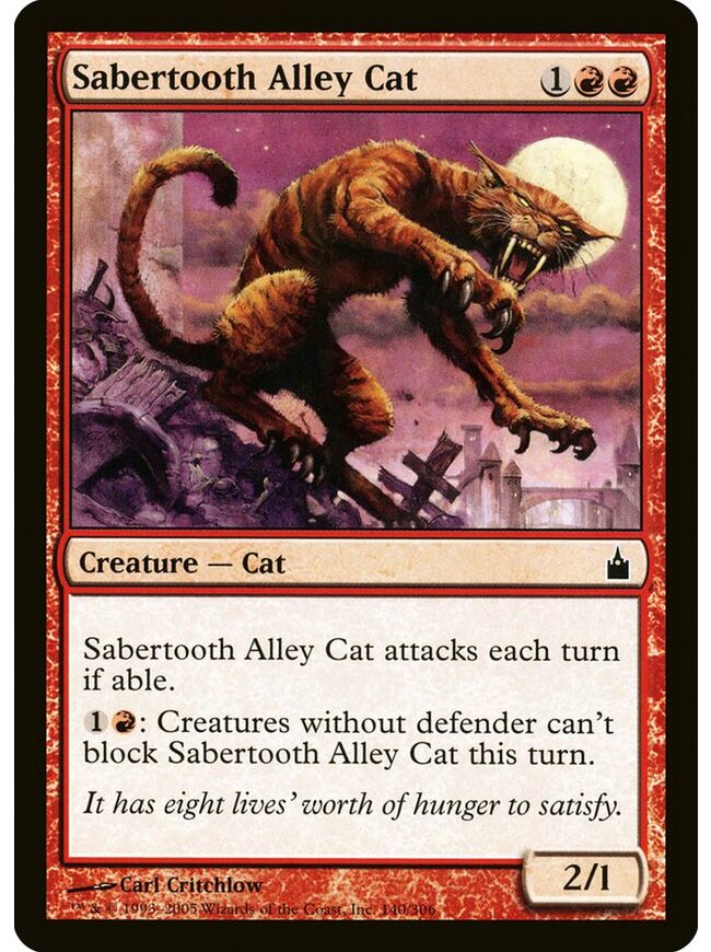 Sabertooth Alley Cat