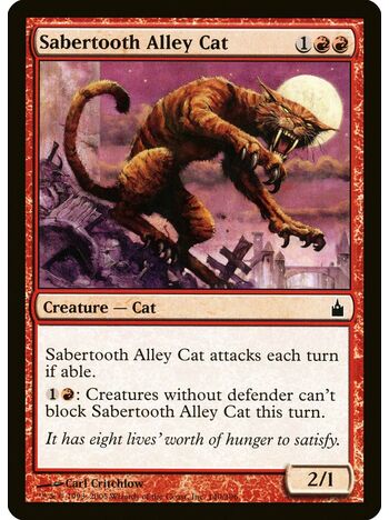 Sabertooth Alley Cat