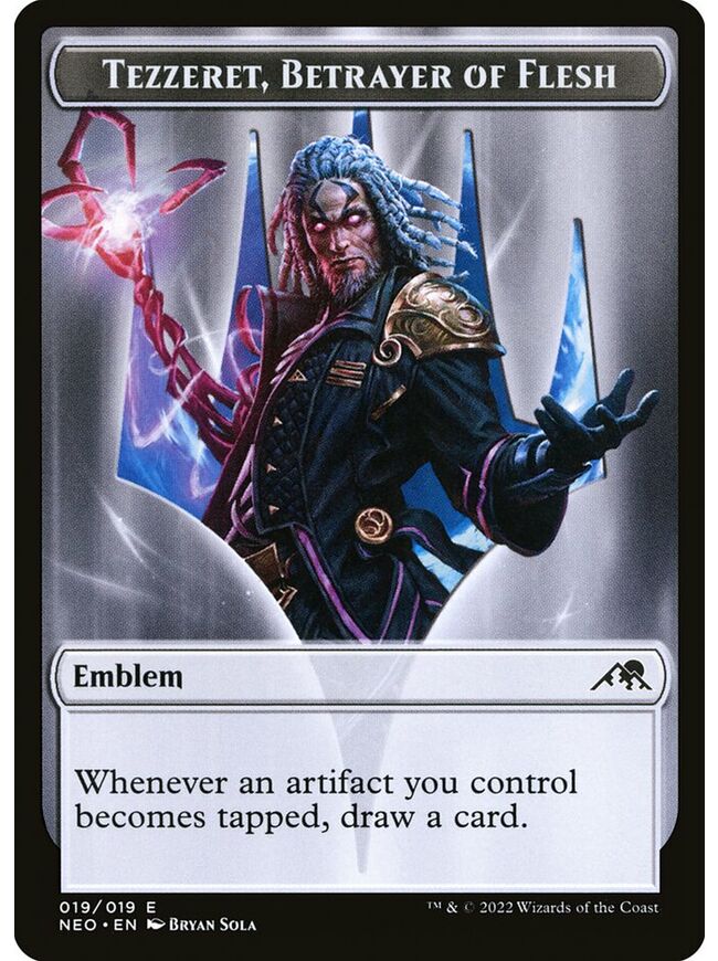 Tezzeret, Betrayer of Flesh Emblem Token