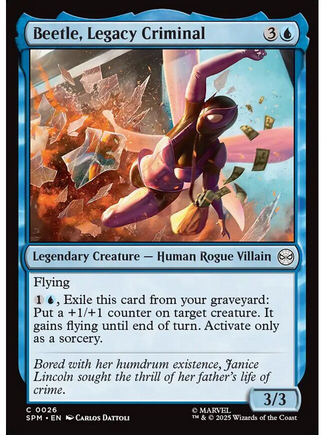 Beetle, Legacy Criminal