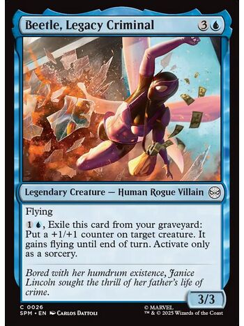 Beetle, Legacy Criminal