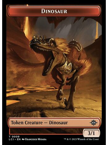 Dinosaur Token (3/1)