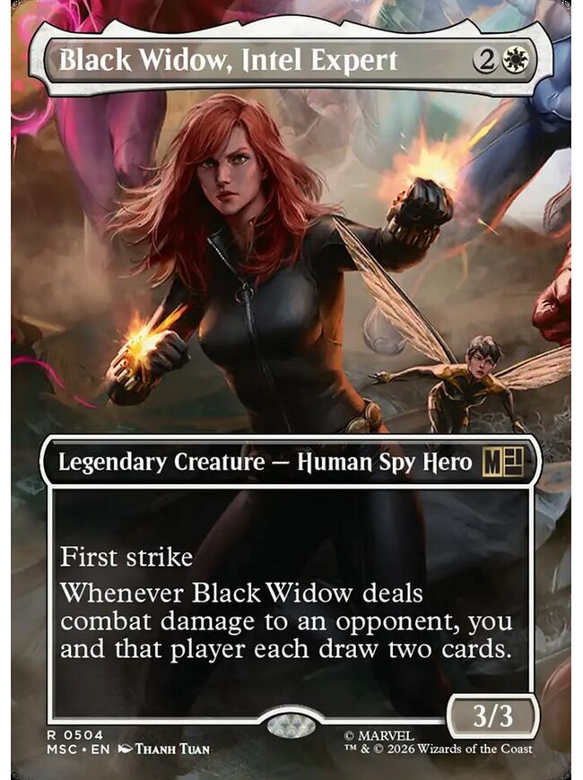 Black Widow, Intel Expert