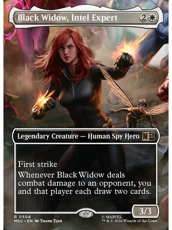 Black Widow, Intel Expert