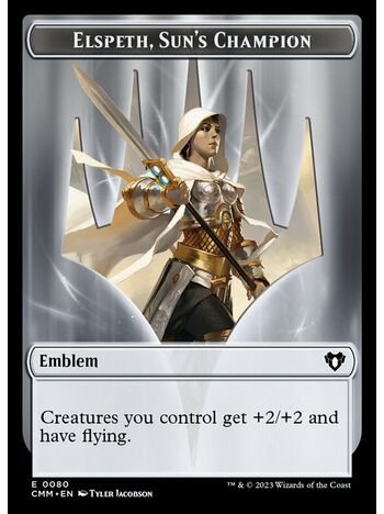 Elspeth, Sun's Champion Emblem Token