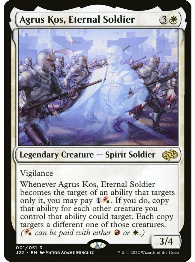 Agrus Kos, Eternal Soldier