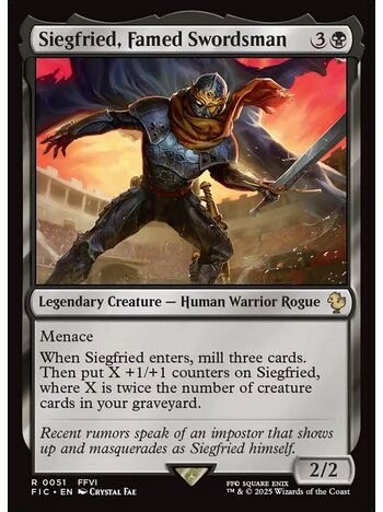 Siegfried, Famed Swordsman