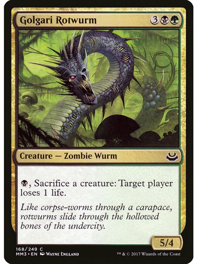 Golgari Rotwurm