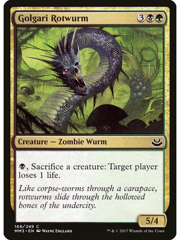 Golgari Rotwurm