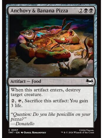 Anchovy & Banana Pizza