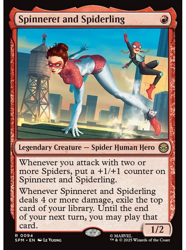 Spinneret and Spiderling